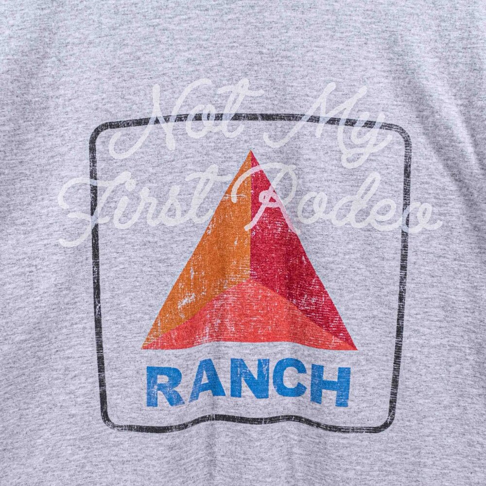 Stevenson Ranch Not My First Rodeo T-Shirt Medium Cowboy Streetwear - Picture 3 of 6